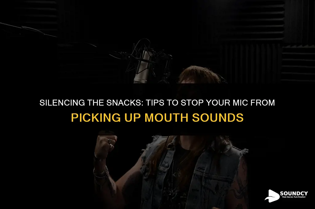 how to stop mic from picking up mouth sounds