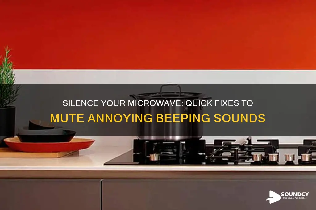 how to stop microwave sound
