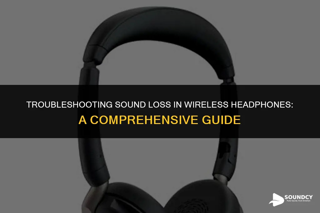 how to stop my wireless headphones from losing sound