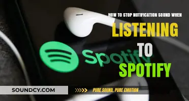 Silencing Spotify: How to Stop Notification Sounds While Streaming