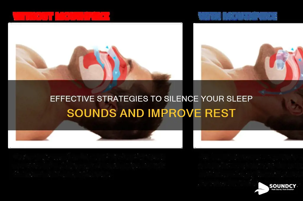 how to stop sleeping sound
