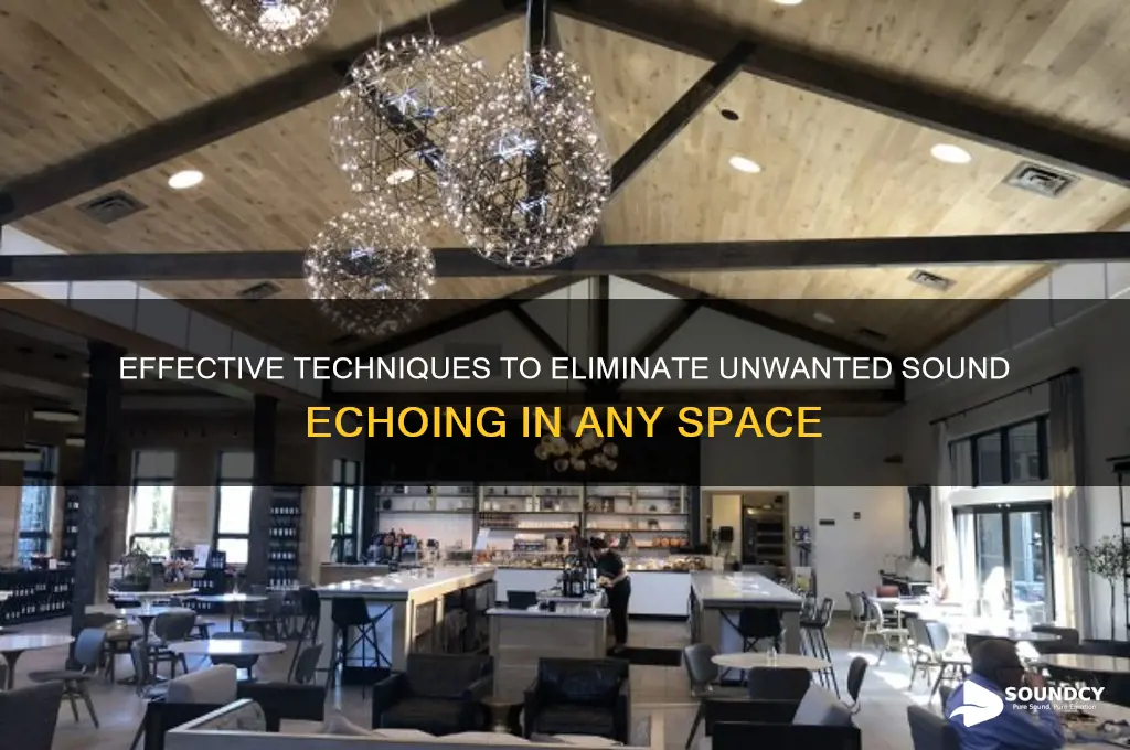 how to stop sound echoing
