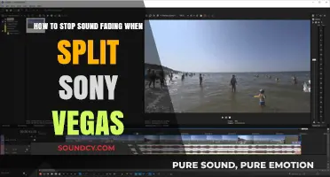 Preventing Audio Fade in Split Tracks on Sony Vegas