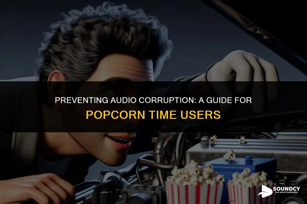 how to stop sound file corruption on popcorn time