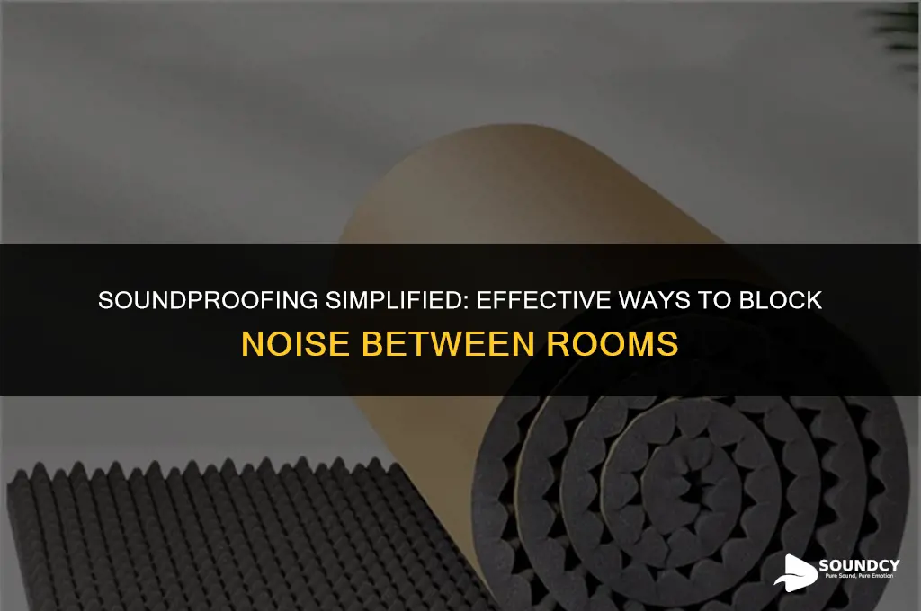 how to stop sound from one room to another