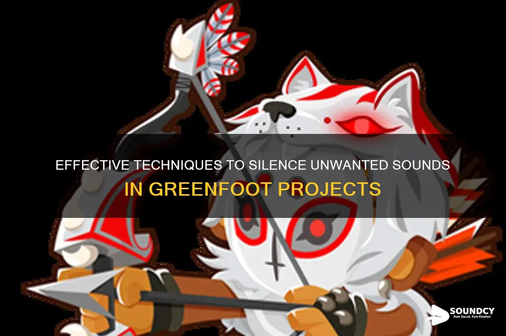 how to stop sound greenfoot