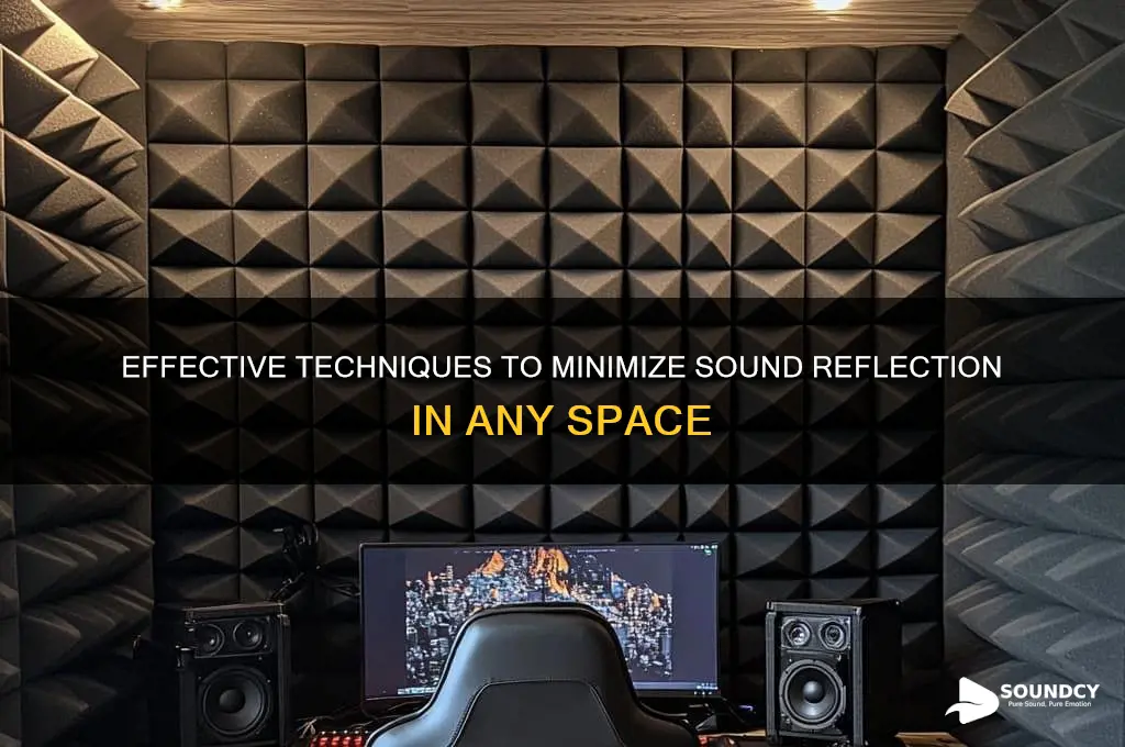 how to stop sound reflection