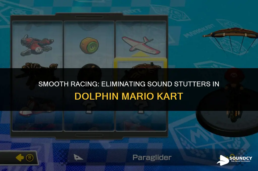 how to stop sound stuttering in dolphin mario kart