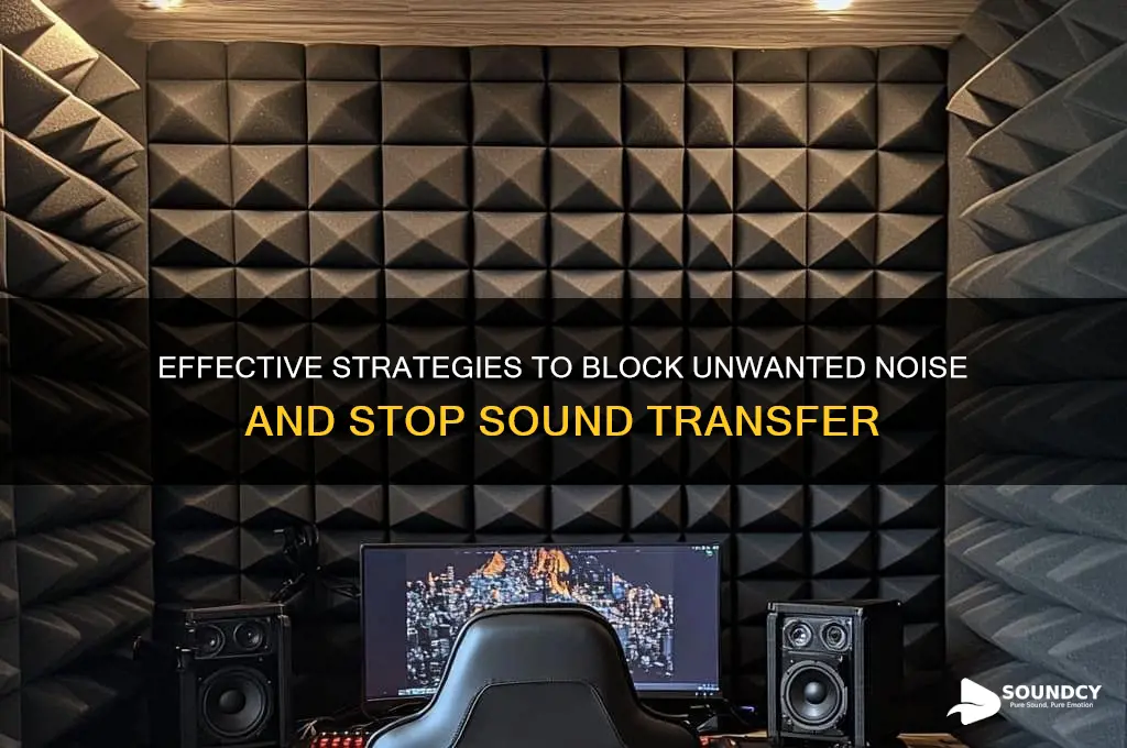 how to stop sound transfer