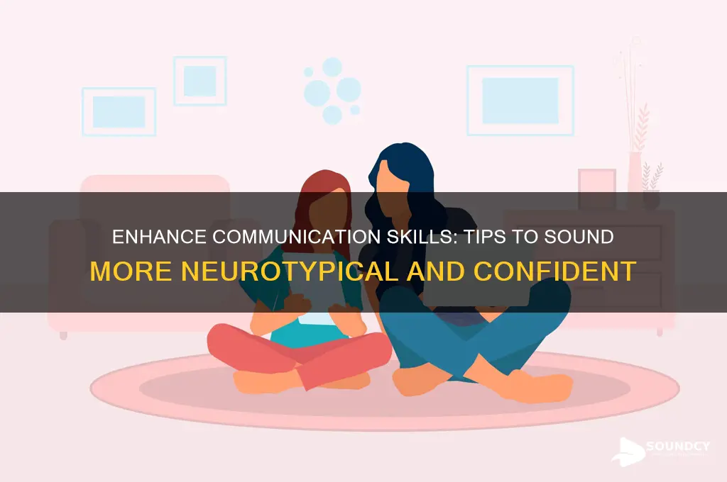 how to stop sounding autistic