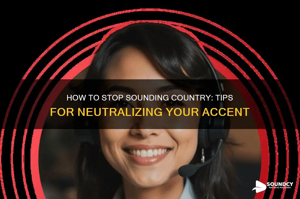 how to stop sounding country