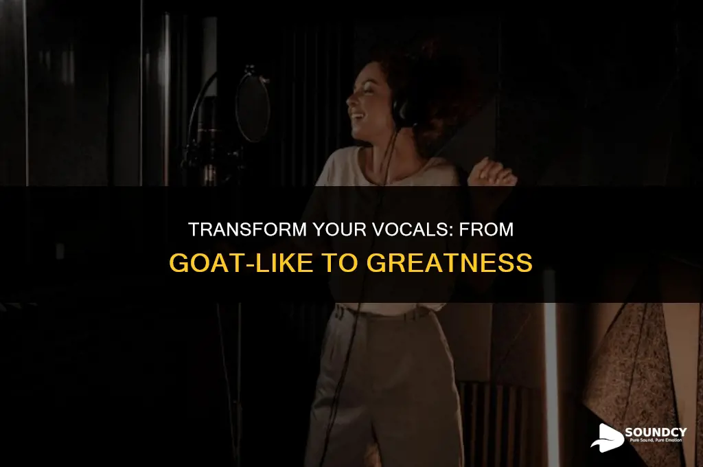 how to stop sounding like a goat when singing