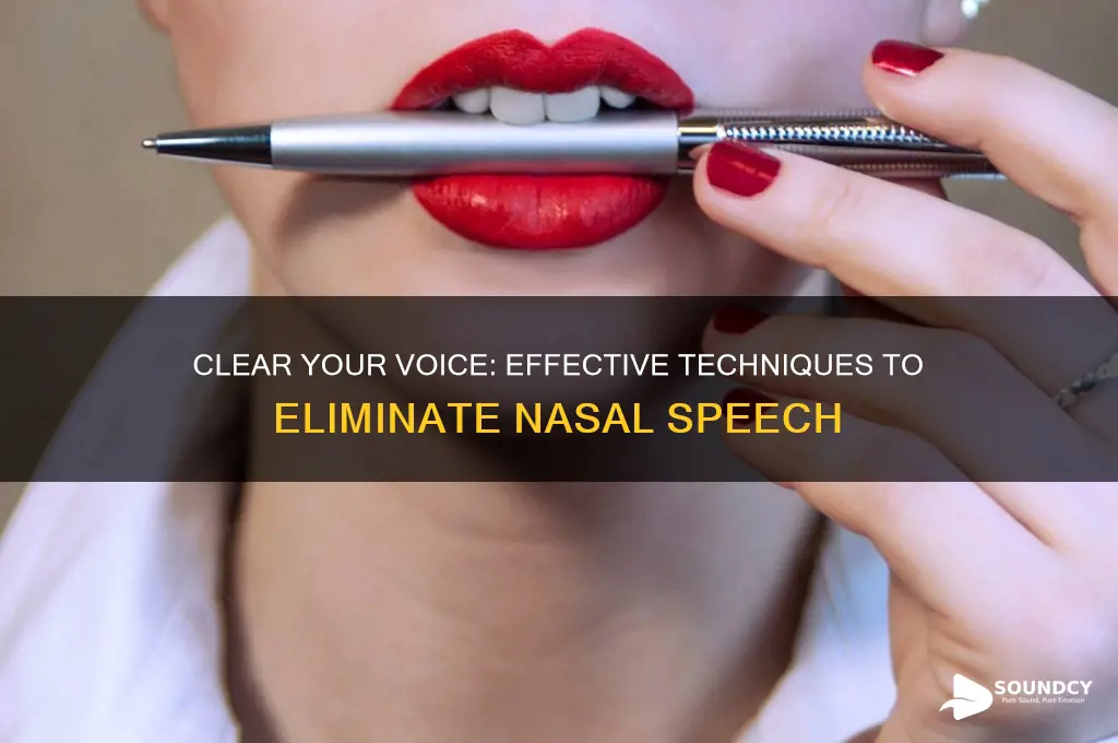 how to stop sounding nasal