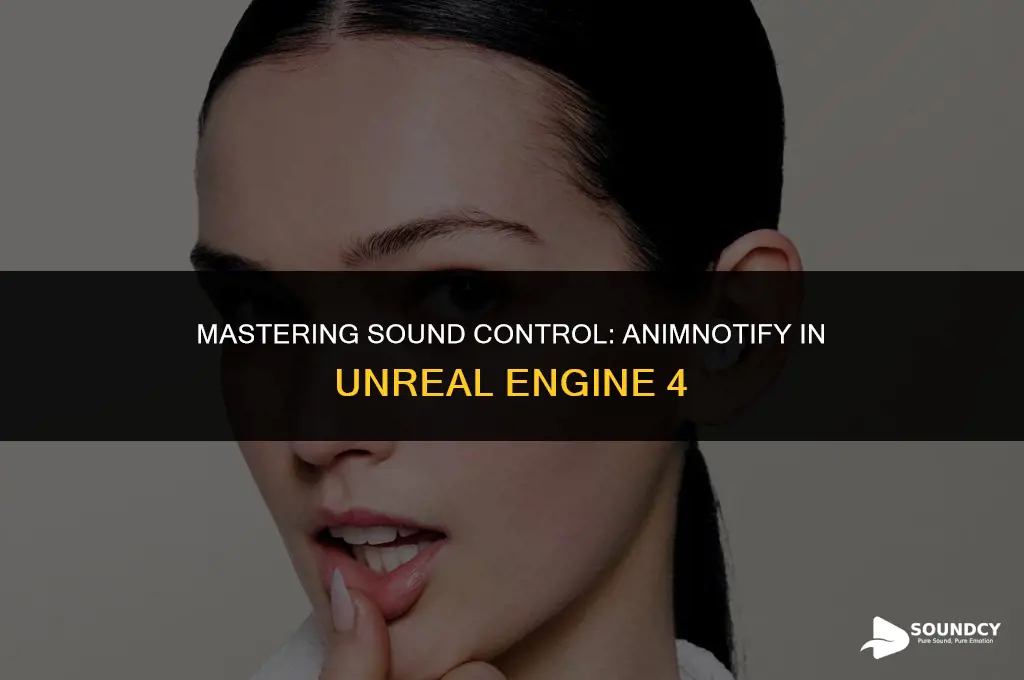 how to stop sounds with animnotify unreal engine 4