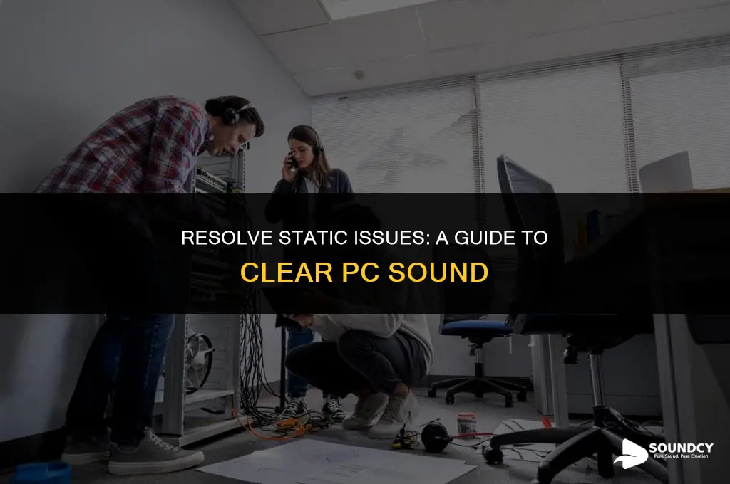 how to stop static in sound card pc 7