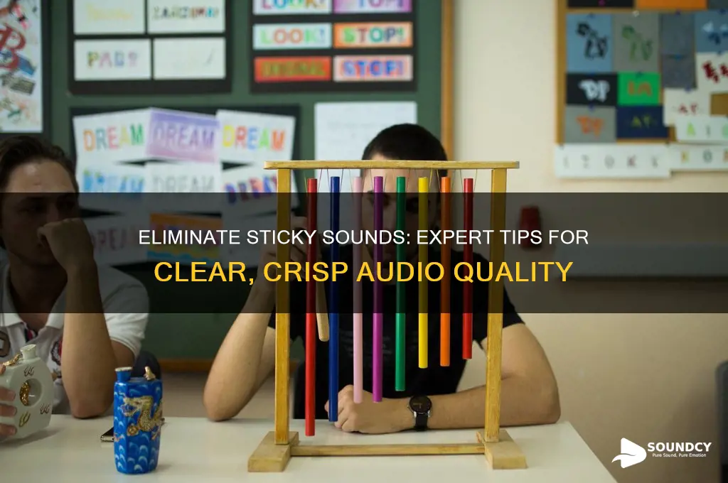 how to stop sticky sounds