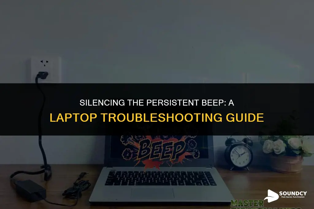 how to stop the beeping sound on my laptop