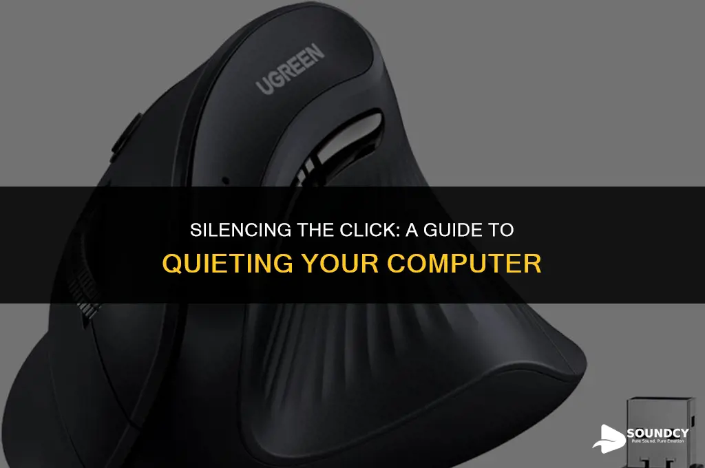 how to stop the clicking sound on your computer