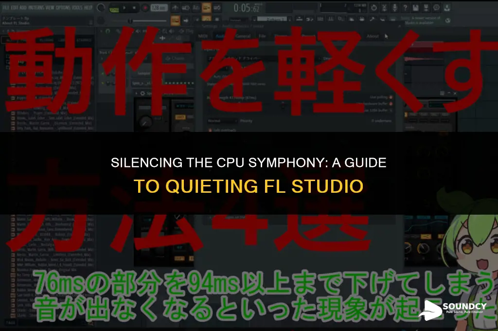 how to stop the cpu sounds in fl studio