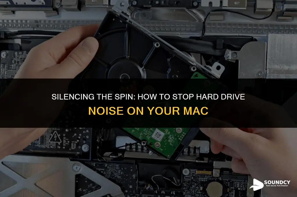 how to stop the hard drive sound on mac