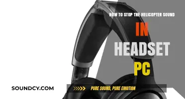 Silencing the Whir: How to Stop Helicopter Sounds in Your PC Headset