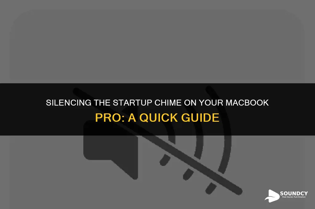 how to stop the startup sound on macbook pro
