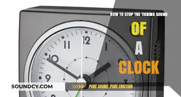 Silencing Time: How to Stop the Ticking Sound of a Clock
