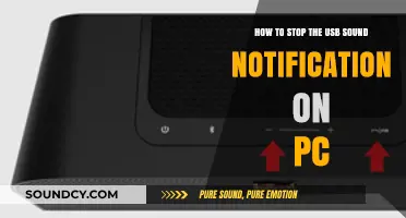 Silencing USB Sound Notifications on Your PC: A Simple Guide