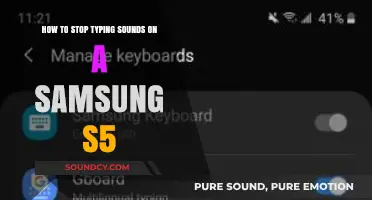 Silencing the Samsung S5: A Guide to Stopping Typing Sounds