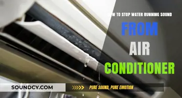 Silencing the Stream: How to Stop Water Running Sounds from Your Air Conditioner