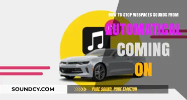 Silencing the Web: How to Stop Webpage Sounds from Auto-Playing