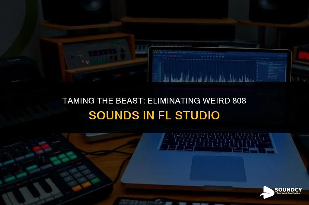 how to stop weird sounding 808s in fl studio