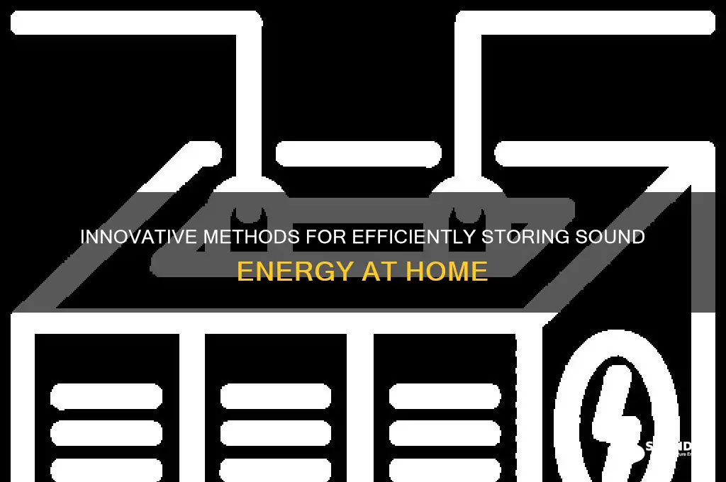 how to store sound energy
