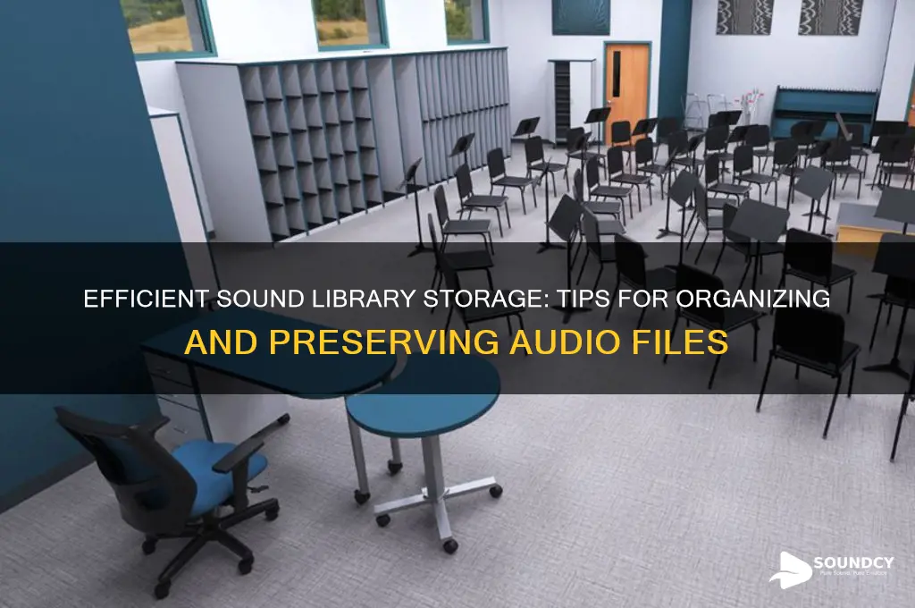how to store sound libraries