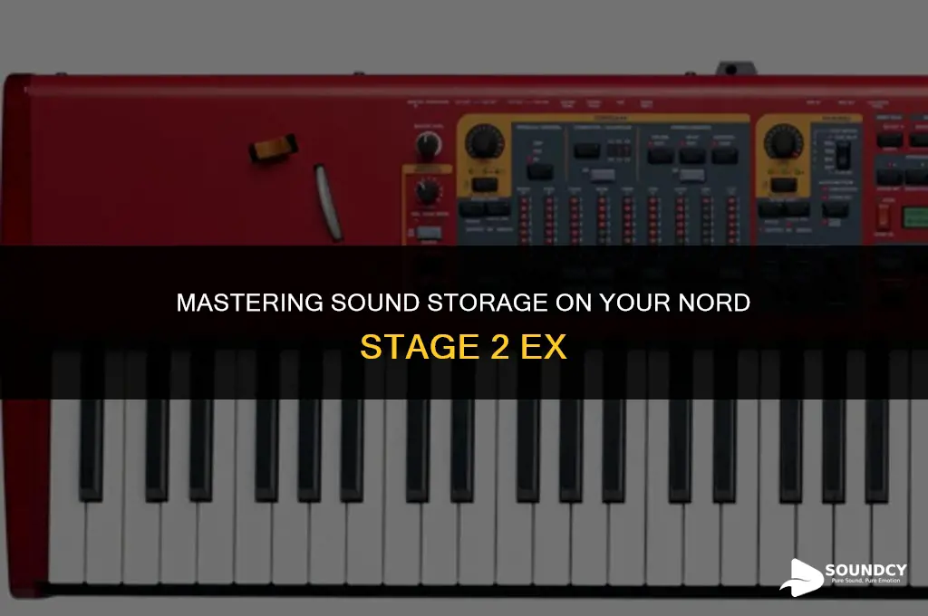 how to store sounds on nord stage 2 ex