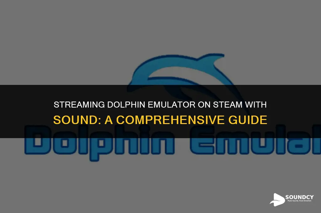 how to stream dolphin emulator on steam with sound