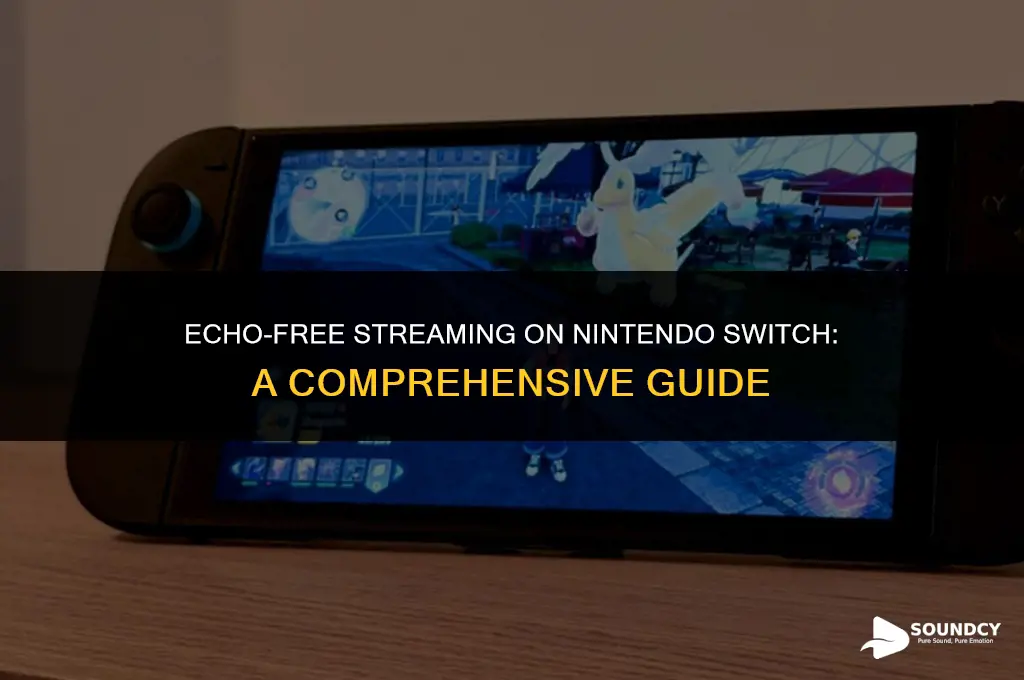 how to stream on nintendo switch without sound echo