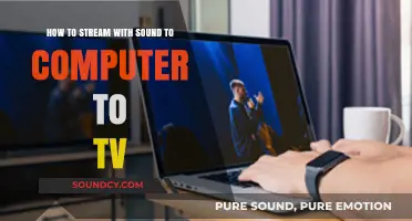 Streaming Simplified: Connect Your Computer to TV with Sound