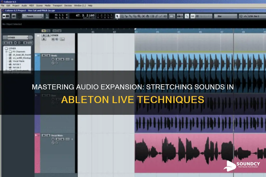 how to stretch sound ableton
