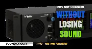 Seamless Transition: Swapping to Your Second Monitor Without Losing Sound