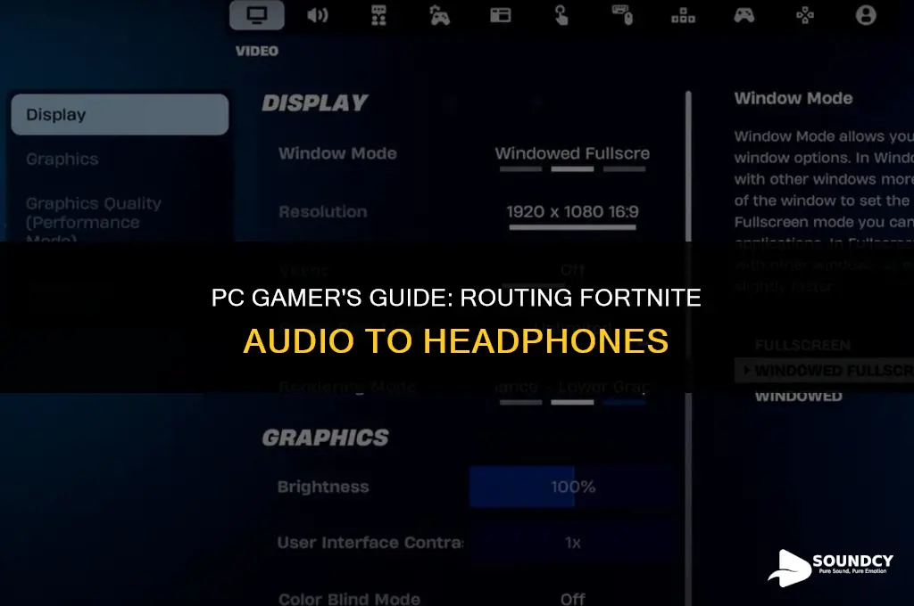 how to switch fortnite sound to headphones from pc