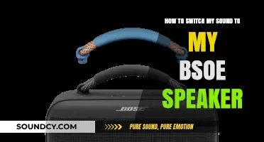 Effortlessly Connect: Switching Audio to Your Bose Speaker