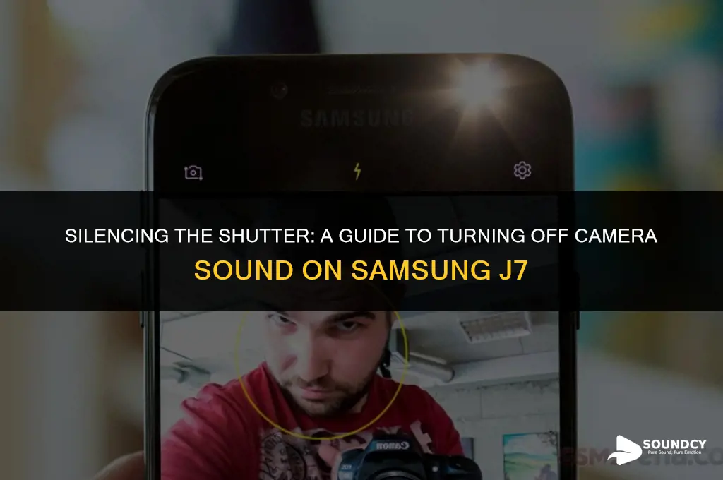 how to switch off camera sound in samsung j7