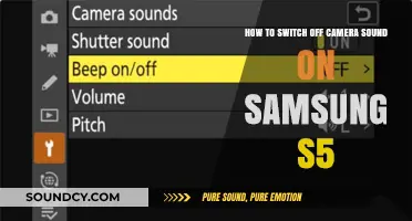 Silencing the Shutter: A Guide to Turning Off Camera Sounds on Samsung S5