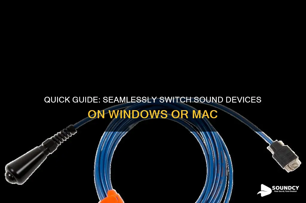 how to switch sound devices
