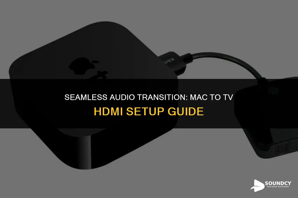 how to switch sound form mac to tv hdmi