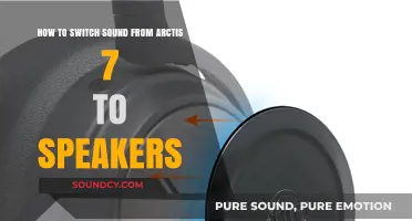Seamlessly Switch Audio: Arctis 7 to Speakers Guide