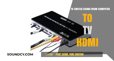 Effortless Audio Switching: Computer to TV HDMI Guide