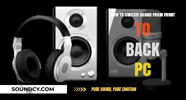 Effortlessly Redirect Audio: Front to Back PC Sound Switch Guide