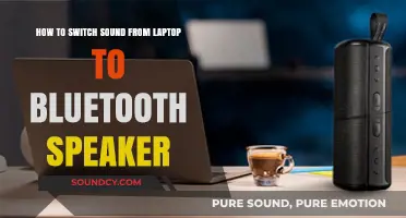 Seamlessly Switch Your Laptop's Sound to Bluetooth Speakers: A Guide